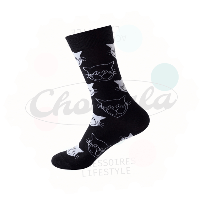 Chaussettes Fantaisie Chat - Chollala