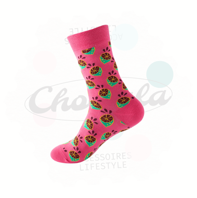 Chaussettes Fantaisie Citron - Chollala