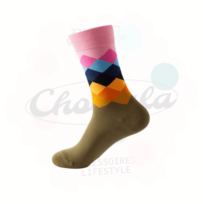 Chaussettes Fantaisie Géométrie 07 - Chollala