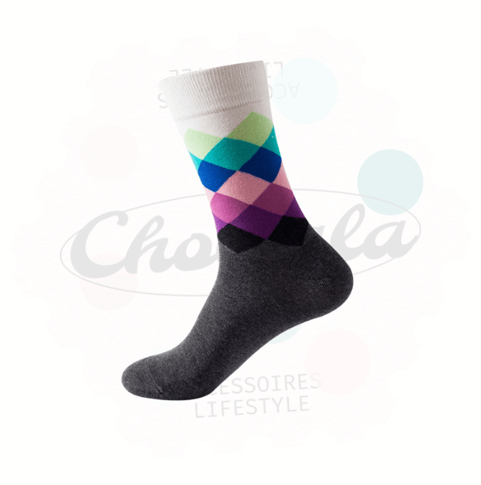 Chaussettes Fantaisie Géométrie 07 - Chollala