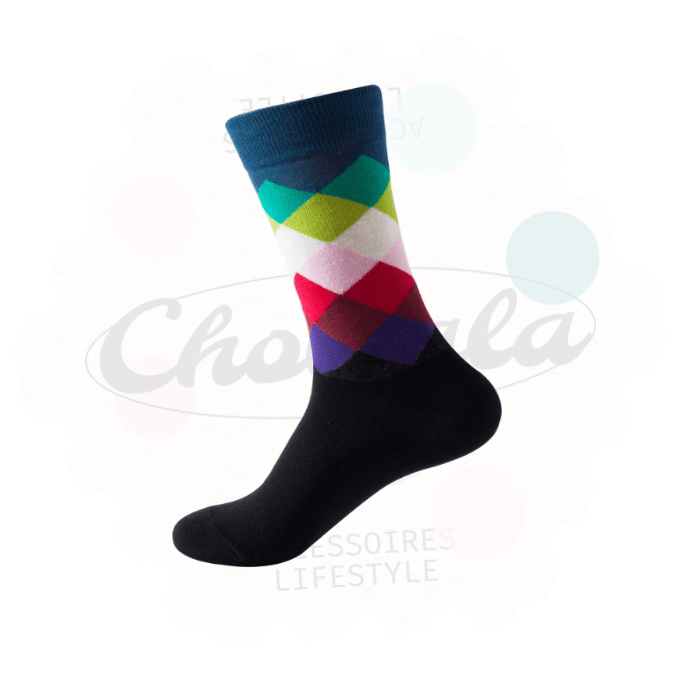 Chaussettes Fantaisie Géométrie 07 - Chollala