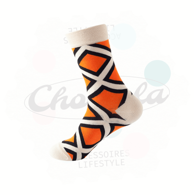 Chaussettes Fantaisie Géométrie 06 - Chollala
