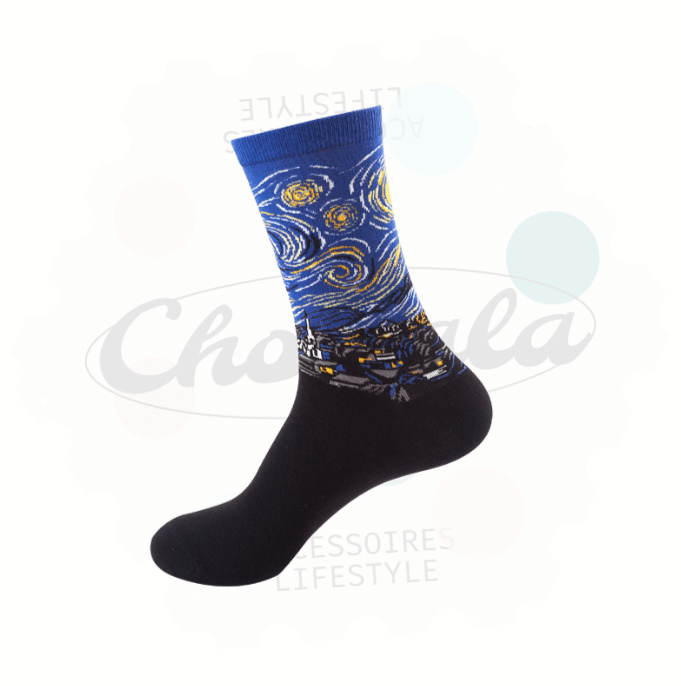 Chaussettes Fantaisie Nuit Etoilée - Chollala
