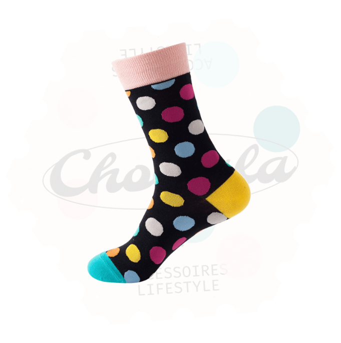Chaussettes Fantaisie Petit Pois - Chollala
