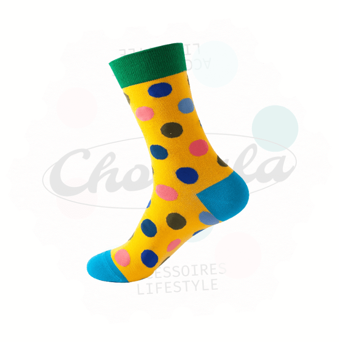 Chaussettes Fantaisie Petit Pois - Chollala