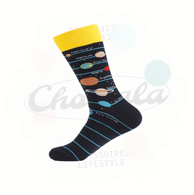 Chaussettes Fantaisie Planètes 01 - Chollala