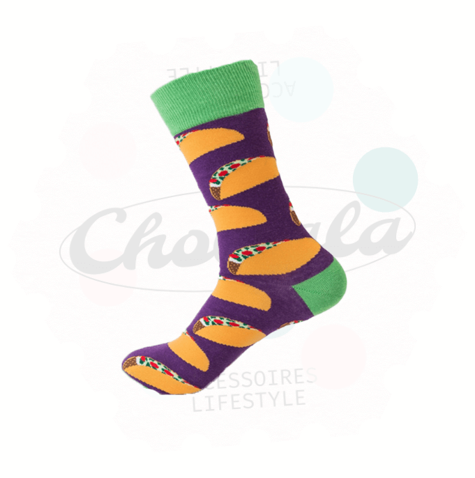 Chaussettes Fantaisie Tacos - Chollala