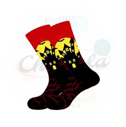 Chaussettes Fantaisie Château Hanté - Chollala