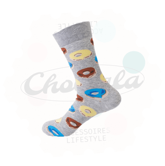 Chaussettes Fantaisie Donuts - Chollala