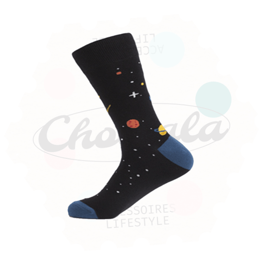 Chaussettes Fantaisie Cosmos - Chollala