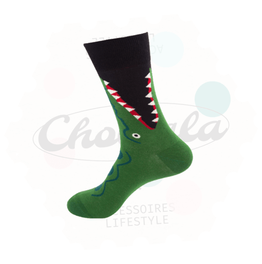 Chaussettes Fantaisie Crocodile - Chollala