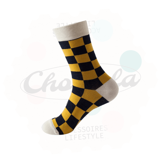Chaussettes Fantaisie Damier - Chollala