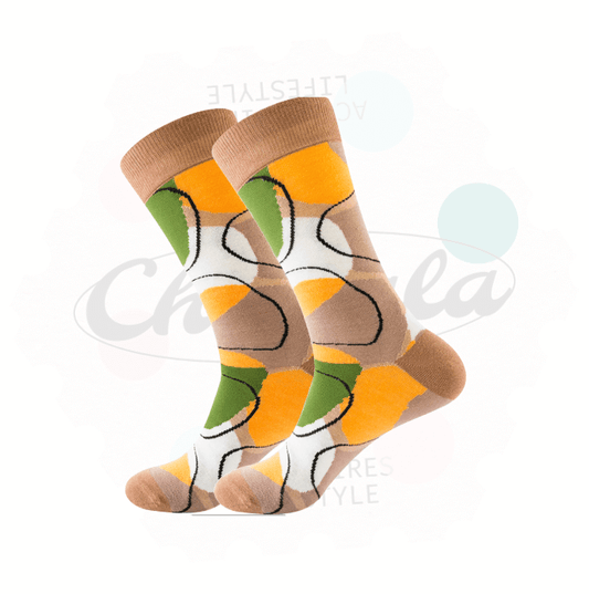 Chaussettes Fantaisie Géométrie 14 - Chollala