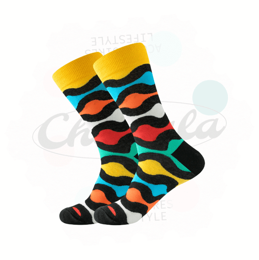 Chaussettes Fantaisie Géométrie 12 - Chollala