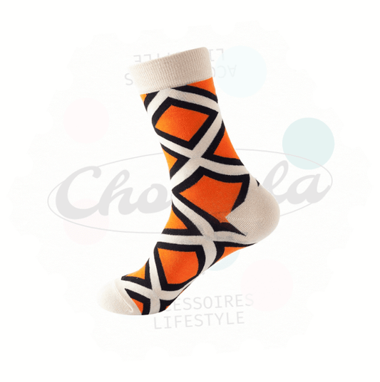 Chaussettes Fantaisie Géométrie 06 - Chollala