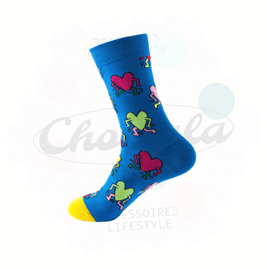 Chaussettes Fantaisie Personnages en forme de Coeur - Chollala