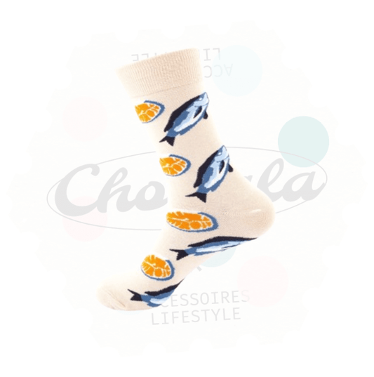 Chaussettes Fantaisie Poisson - Chollala