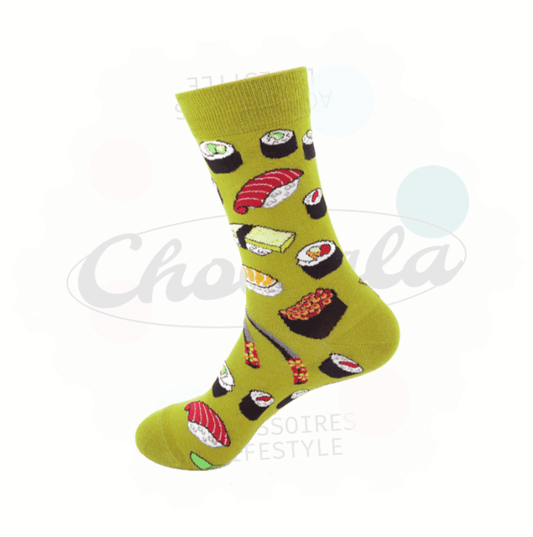 Chaussettes Fantaisie Sushi - Chollala