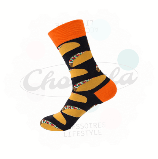 Chaussettes Fantaisie Tacos - Chollala